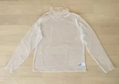 アメリカンホリック ドット柄シアートップス ホワイト L