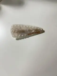 SNIDEL HOME ジッパーバレッタ ホワイト