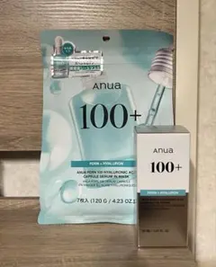 anua アヌアPDRN 100+ ヒアルロン酸美容液　シートマスク７枚　セット