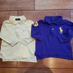 RALPH LAURENラルフローレンポロシャツ　　　　　長袖2枚組size80