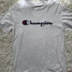 Champion チャンピオン 刺繍ロゴ Tシャツ ホワイト