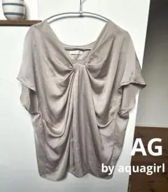 ドレープブラウス　AG byアクアガール　Mサイズのサムネイル