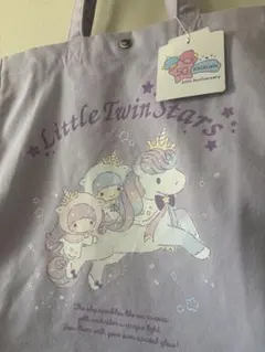 キキララ リトルツインスターズ ユニコーン 50周年 トートバッグ サンリオ