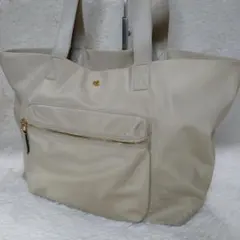 【ローレン】ナイロントートバッグ 大容量 A４可 ベージュ