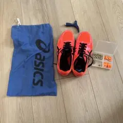 ASICS EFORT スパイクシューズ オレンジ