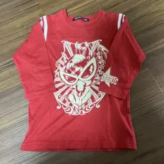 美品　HYSTERIC 長袖カットソー 120cm レッド　七分袖