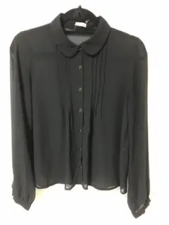 シースルーシャツ ブラック