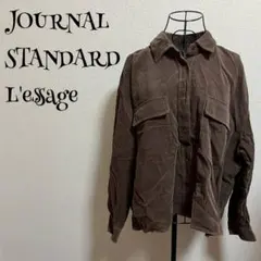 ジャーナルスタンダードレサージュ/シャツ/ブラウン/コーデュロイ/カジュアル