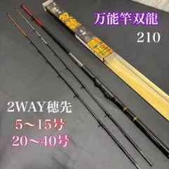 20 超特価‼️ 万能船竿　双龍210 オールシーズン対応　アジ　キス　カワハギのサムネイル