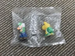 ２ルイージ＆ノコノコ　指人形☆ニュー スーパーマリオブラザーズコレクションメイト