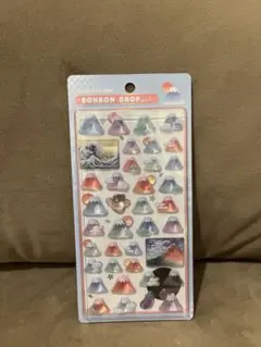 ボンボンドロップシール 和柄　富士山