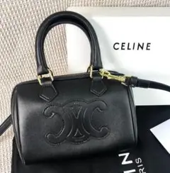 CELINE ブラックレザーバッグ