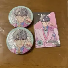 にじさんじ 一橋綾人 8thAnniversary メタルカード 缶バッジ