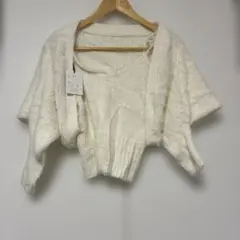 ボレロXリボンキャミソールフェザーニットアンサンブル