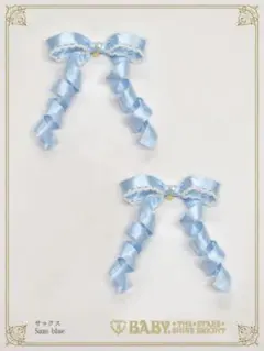 BABY Flancesca Ribbonリボンクリップ ピンク - メルカリ