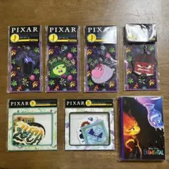 ピクサーハッピーくじ　まとめ売り　H賞K賞J賞　ポストカード　ラバーチャーム