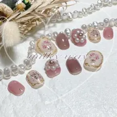 〖 現品販売 〗No.63 大人くすみカラーネイル