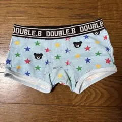 DOUBLE.B 星柄クマプリントパンツ　90