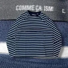 00s COMME CA ISM ボーダーロンT y2k archive 短丈のサムネイル