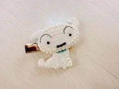 本日限定★前髪クリップ ヘアクリップ クレヨンしんちゃん シロ