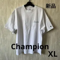 Champion ホワイト Tシャツ バックプリント