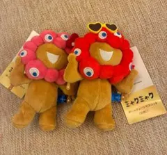 ミャクミャク ボールチェーンマスコット 日焼け　ハイビスカス&サングラス