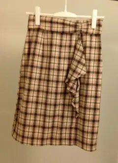 チェック柄タイトスカート サイズ2