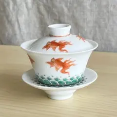 蓋碗　中国茶器　台湾茶器　粉彩