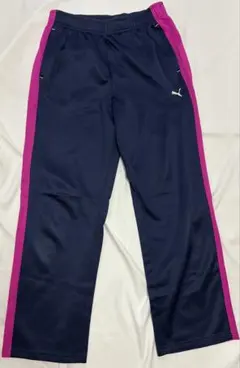PUMA ジャージパンツ M ネイビー/ピンク