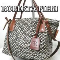 7日間限定SALE【極美品】ROBERTA PIERI トートバッグ　タタミ柄
