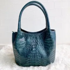 JRA】カイマンワニ トートバッグ ダークブラウン 希少レア 良品 - メルカリ