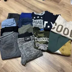 130 トレーナー5点＆ボトムス8点セット