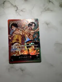 ワンピースカード【即日発送‼️】赤緑ルフィエース ST30 墨絵リーダーパラレル❗️ ワンピースカード【即日発送‼️】赤緑ルフィ&エース ST30 リーダー