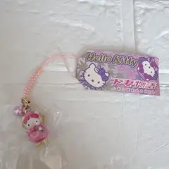 【希少品】ご当地 キティ 下妻物語 ストラップ 根付け しもつま