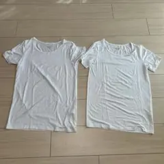 ユニクロ　ヒートテック　半袖　150 白　2枚セット
