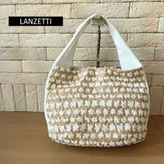 WAKO 和光 LANZETTI イタリア製 牛革×かごコンビバッグ 肩掛け - メルカリ
