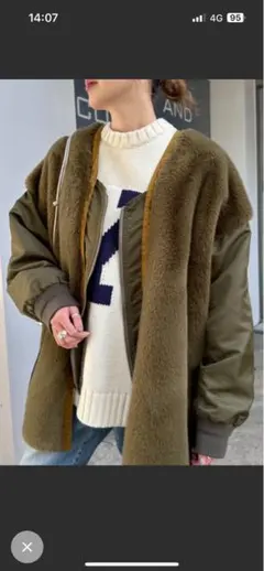 ファーアウター ブルゾン