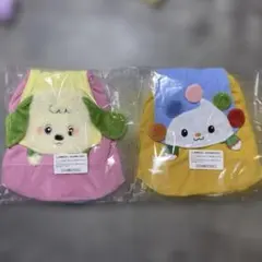 いないいないばあっ！ワンワン&ぽぅぽのプレミアム フェイス リュック　2種セット