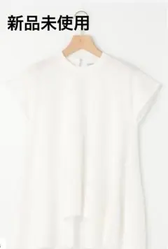 組曲　フレアニットTシャツ　アイボリー