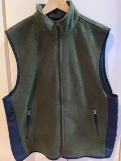 90s old gap フリースベスト 카키