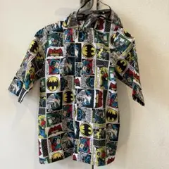 レインコート　バットマン コミックプリント