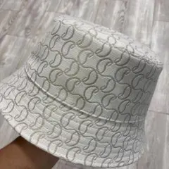 正規 新品 未使用 エルメス バケットハット 58 ピンクベージュ タグ