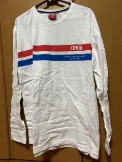EDWIN 長袖TシャツXL白　1枚 VISION 長袖Tシャツ L 白　1枚