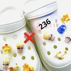 ジビッツ クロックス アクセサリー ポップコーン セット 光る セット