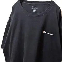 チャンピオン Champion ロゴ Tシャツ ブラック 黒 L 古着英字