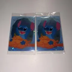 ディズニー　ウエハース　カード　スティッチ　2枚セット