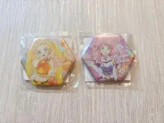 アイカツフレンズ 缶バッジ2個セット ハニーキャット