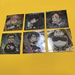 呪術廻戦ステッカー 6枚セット