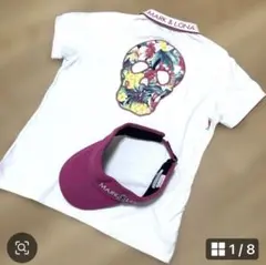 MARK & LONA レディース ポロシャツ サンバイザーセットのサムネイル