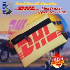【Tienda】世界を駆ける小さな相棒 DHL ミニポーチ 8x12cm